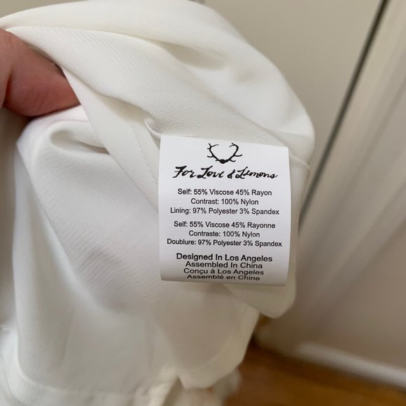 For Love & Lemons x Revolve White Boho Spring Dress - Picture 7 of 7